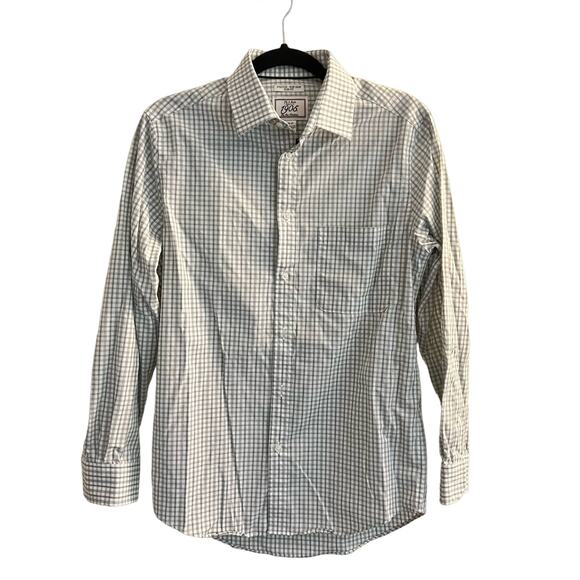 Jos. A. Bank Plaid Slim Fit Dress Shirt - Picture 1 of 5